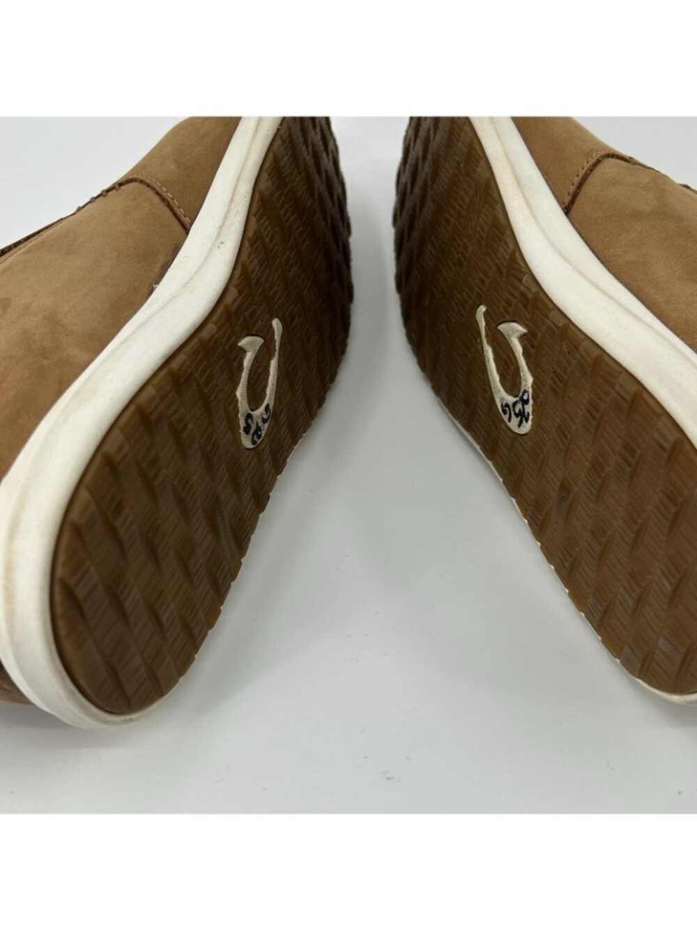 OluKai Hawai'iloa Manu Hope Slip On Boots Waterproof Leather Brown Women Size 7 - Picture 6 of 13